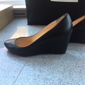 Christian Louboutin Black Melisa Wedge Pump